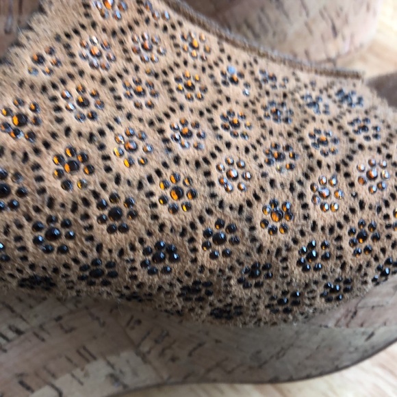 Wedge heel camel color size 38 good condition - Picture 6 of 6